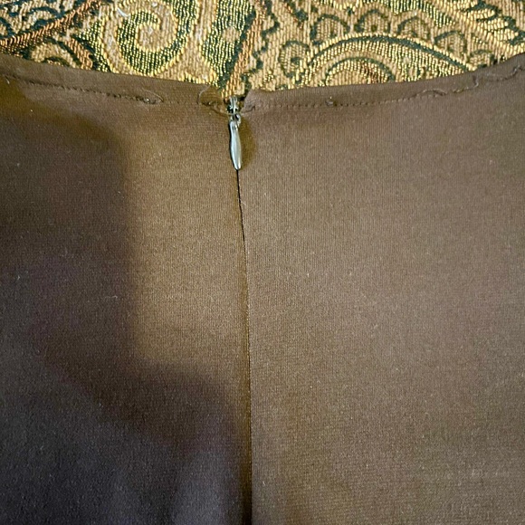 MICHAEL KORS CHOCOLATE JERSEY GOLD STUDDED JUMPSUIT ROMPER SZ LARGE - Picture 8 of 10